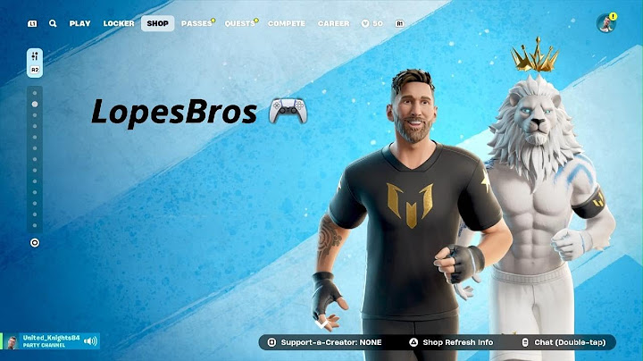 Fortnite x Lionel Messi ⚽LopesBros ✌️
