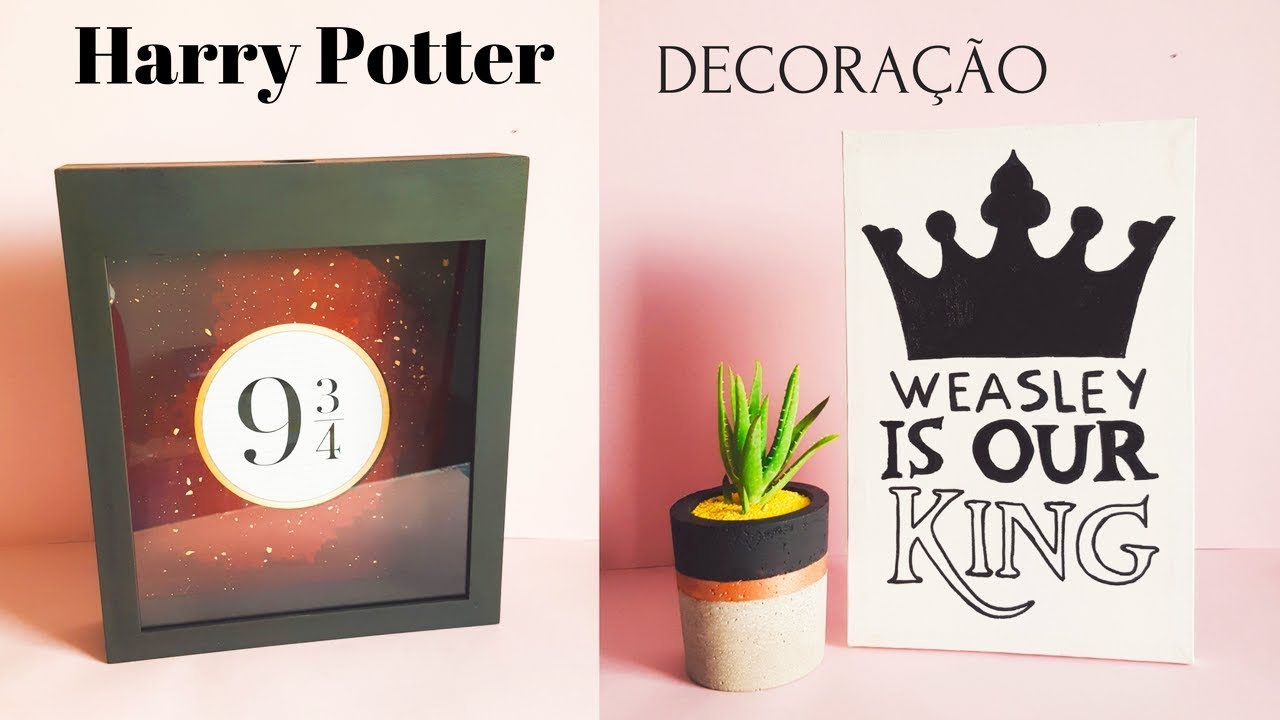 DIY HARRY POTTER 20 ANOS DECORAÇÃO| Nanny Ribeiro
