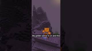sunset view in Minecraft
