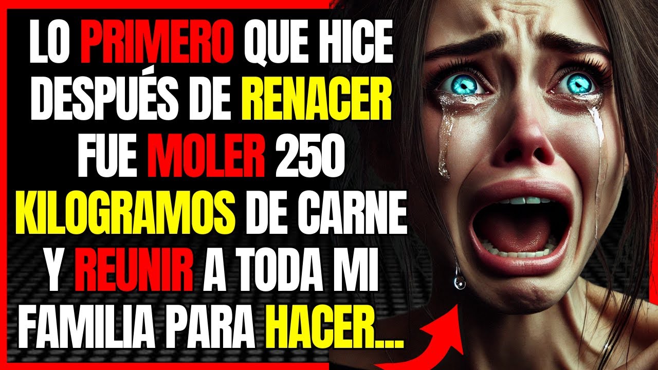 Lo primero que hice después de renacer fue moler 250 kilogramos de carne y reunir a toda mi...