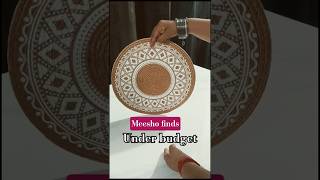 Beautiful Jute Digital Print Placemat for Dining Table | Home Decor Must-Have ✨#meeshofinds #shorts