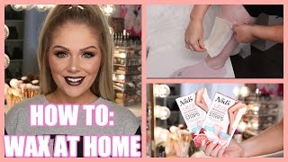 HOW TO WAX YOUR LEGS AT HOME | SUPER EASY!