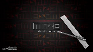 ✒️LOGOTYPE CONCEPT | MAZE Visual Studios COREL DRAW Tutorial | DelcaVideography