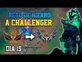 Super reto de hierro a challenger dia 15main supportaprende a subir de ligas