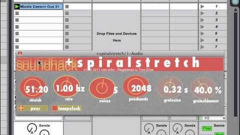 SoundHack +spiralstretch - Oud meets pvoc