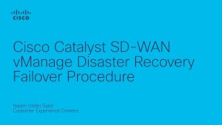 Celebrity Cisco SD-WAN vManage Disaster Recovery Failover | Catalyst vManage High Availability Guide Net Worth