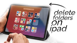 How to Delete Folders on iPad (tutorial)