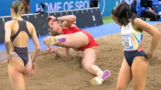 Beautiful Female Athletes Long Jump Highlights Stunning Slow Motion Moments 2026