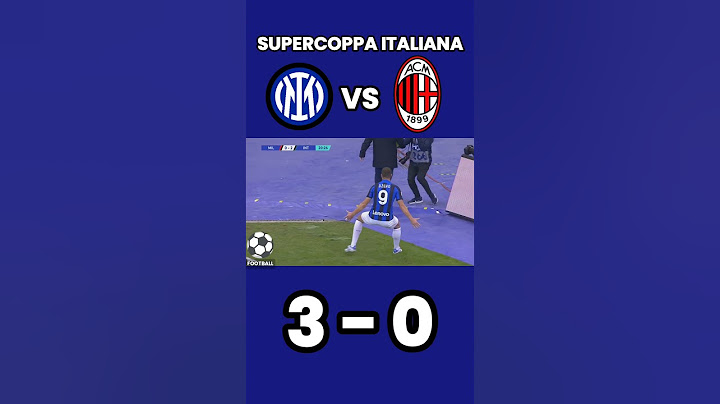 NERAZZURRI WIN SUPERCOPPA ITALIANA ‼️