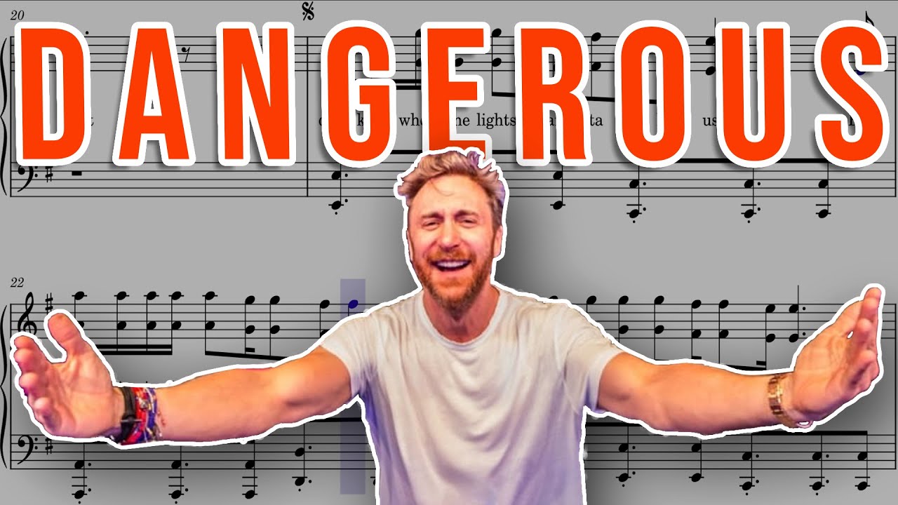 David Guetta - DANGEROUS | FREE PIANO SHEETS