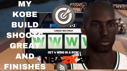 MY 99 OVERALL KOBE BRYANT BUILD GETS CONTACTS AND SHOOTS LIMITLESS 3s on the rush 1v1 on nba 2k21