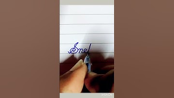 Writing name #Sneha in good handwriting #cursivewriting #youtube