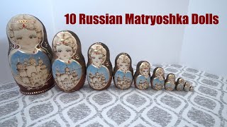 My Nesting Doll Collection #0106 – Russian Matryoshka (10 Dolls)