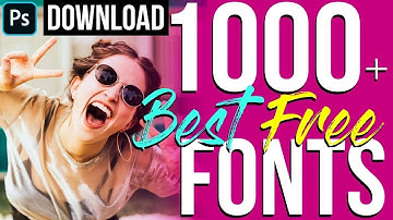 How to download and Install Free Fonts into Photoshop 2020