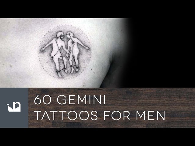 MEANING OF THE GEMINI TATTOO ZODIAC SIGN - Facts and photos for  tattoovalue.net - YouTube