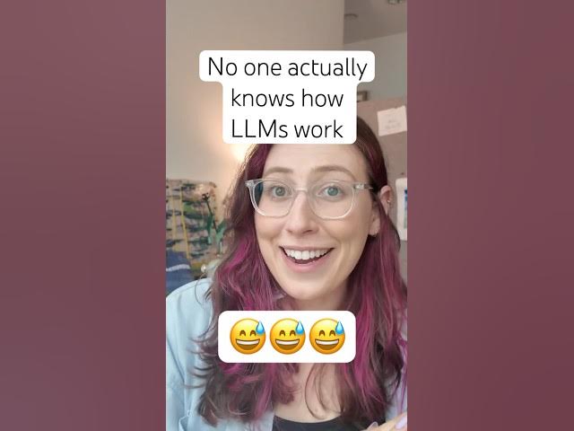 No one knows why AI works  😅