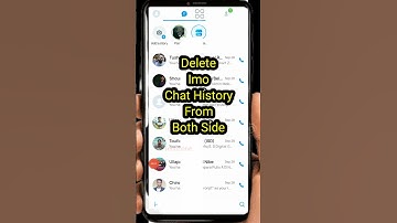 How to CLEAR imo chat history from both sides | 2024 Update #shorts