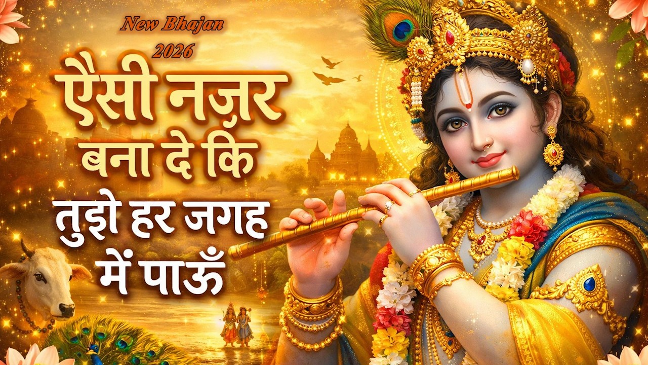 ऐसी नज़र बना दे कि तुझे हर जगह मैं पाऊँ | Heart Touching Krishna Bhajan 2026 | Vaikunth Vibes |