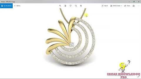 How to create easy 3d Pendant on Matrixgold