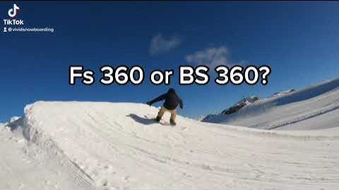 Fs 360 or bs 360 ? #shorts #verbier #snowboarding #tricks #tips