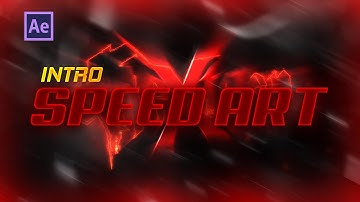 Making of an intro in After effect but in fast-forward | Speed-Art Intro Video | After Effect
