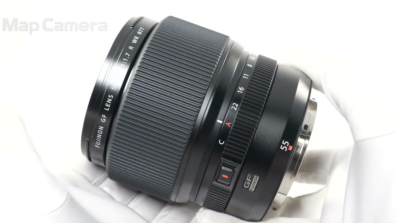 FUJIFILM (フジフイルム) フジノン GF55mm F1.7 R WR 美品 - YouTube