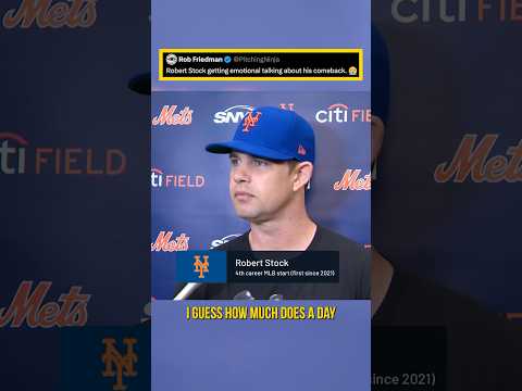 Robert Stock gets emotional talking about coming back from injury. We don’t get to see the hard work
