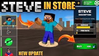 STEVE in STORE | Rope Hero Vice Town | Minecraft | Rope hero vice town diamonds | rope hero screenshot 5