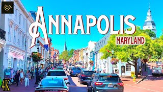 Annapolis Maryland Walking Tour [4K]