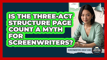 Is The Three-Act Structure Page Count A Myth For Screenwriters? - Screenwriter