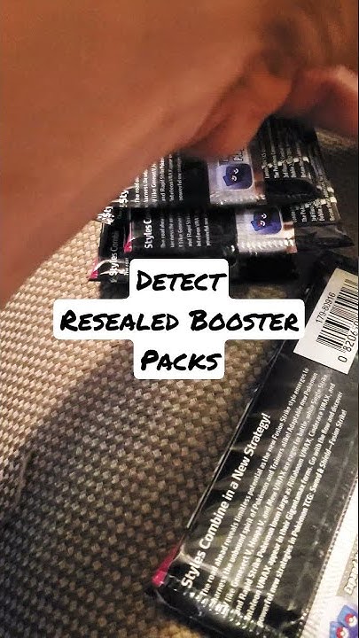 How To Tell If A Booster Pack Is Resealed How To Detect RESEALED BOOSTER PACKS #Resealed #Pokémon #Shorts - YouTube