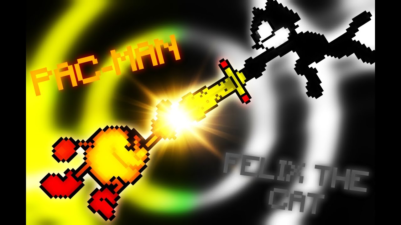 Pac-Man Vs Felix The Cat -Sprite Animation-