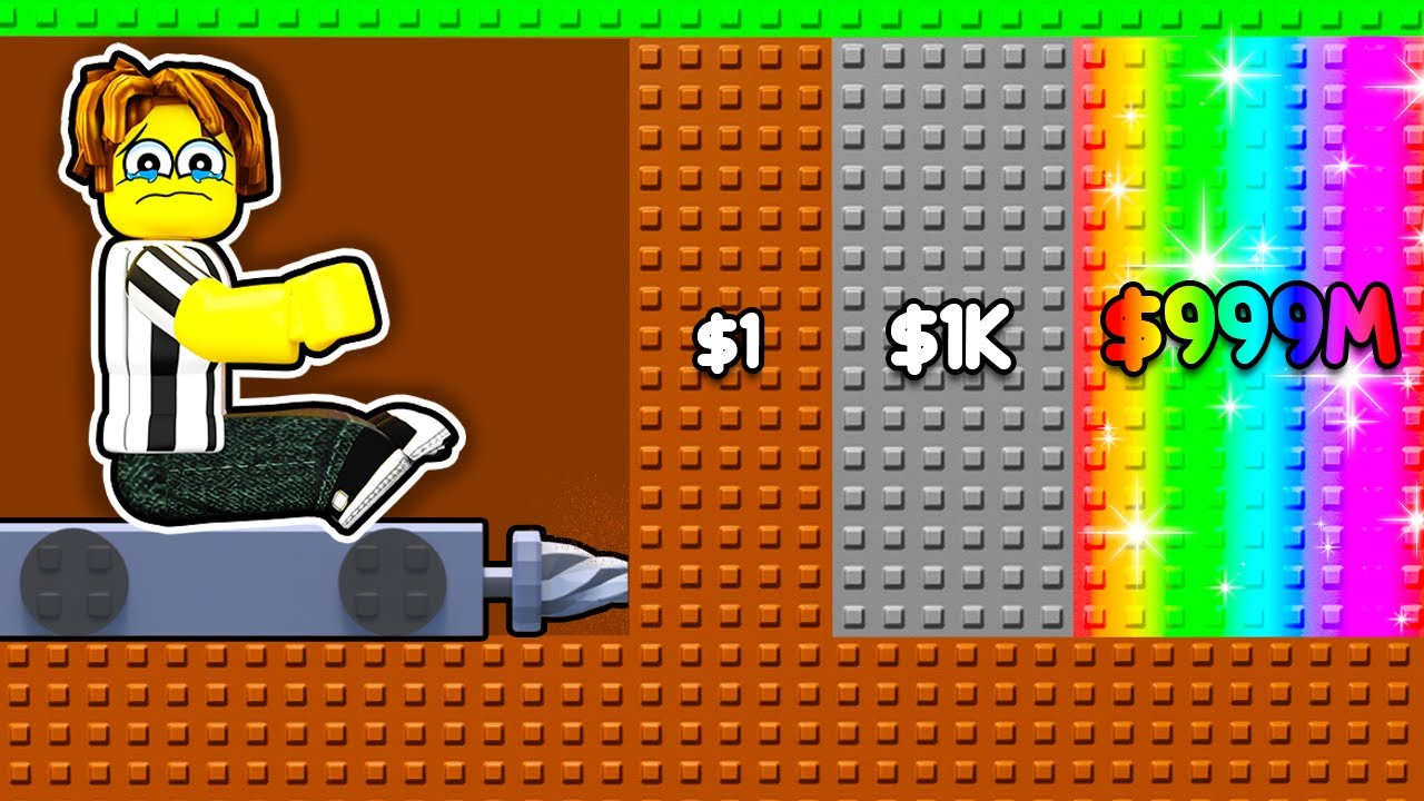 making MILLIONS with THE BEST DRILL in Roblox build a mining machine...