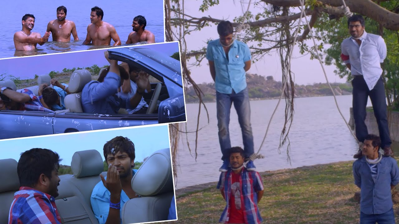 Allari Naresh and Friends Haunted by Crows - Comedy Scene | Action 3D Movie Scenes |iDream Bhadradri