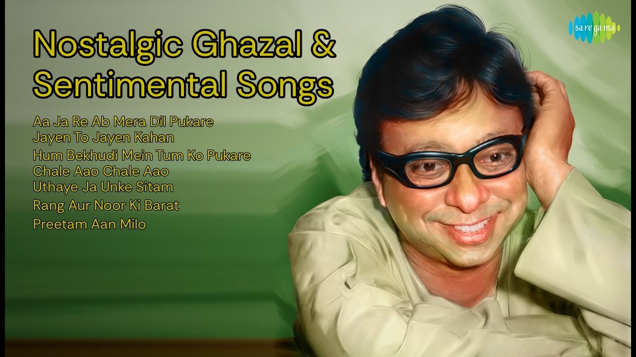 Nostalgic Ghazal & Sentimental Songs | Mukesh | Aa Ja Re Ab Mera Dil Pukare | Jayen To Jayen ...