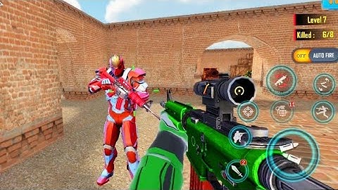 Fps Robot Shooting Games - CounterTerrorist Game- Android GamePlay #2