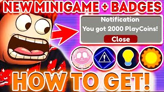 Update! How to Complete *New Minigame + Badges* Roblox Smiling Critters RP! Poppy Playtime Chapter 3