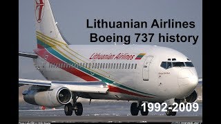 Lithuanian Airlines Boeing 737 history (1992-2009)