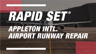 Appleton International Airport Runway Repair with Rapid Set Cement