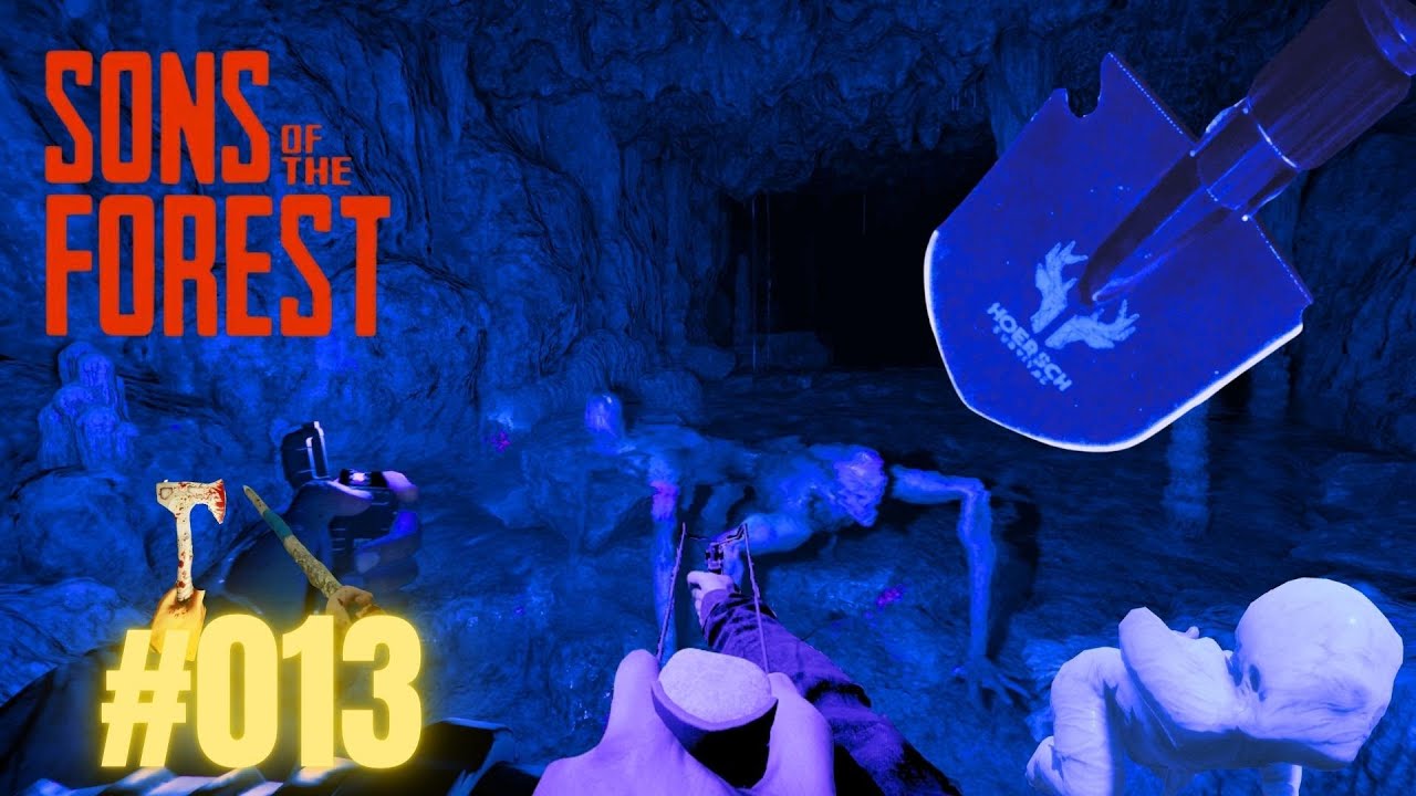 Die Höhlenforscher Teil 3 Schaufen & Slingshot Sons of the Forest Multiplayer Gameplay