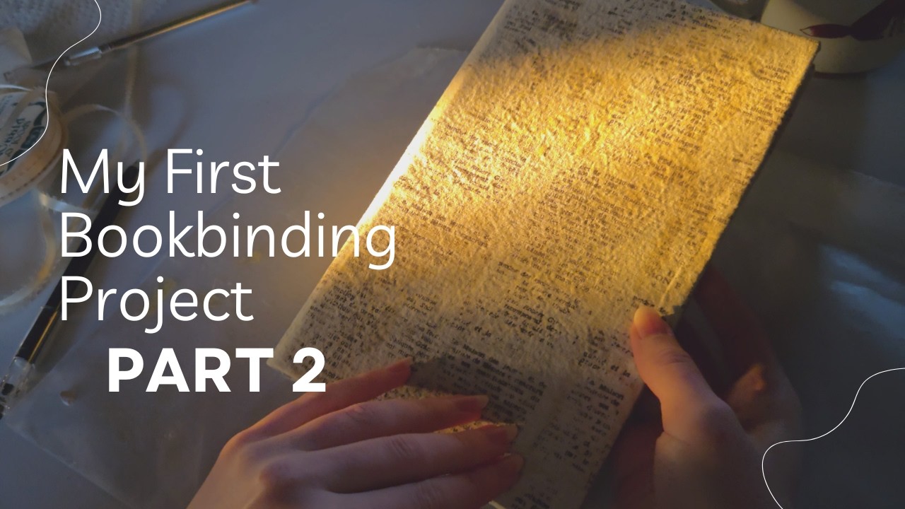 Bookbinding a Planner for 2026 | Part 2: Assembling the Book - YouTube