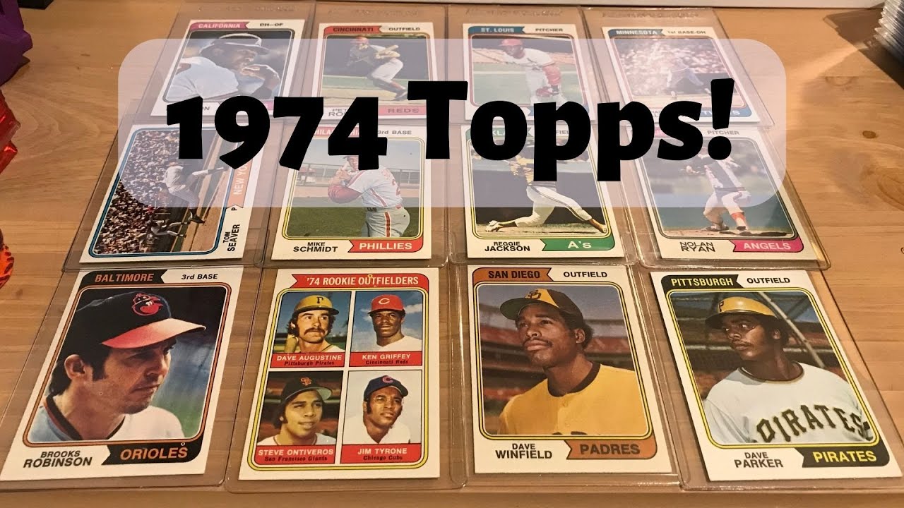 Vintage Baseball Cards from 1974 Topps - Highlights of the Set