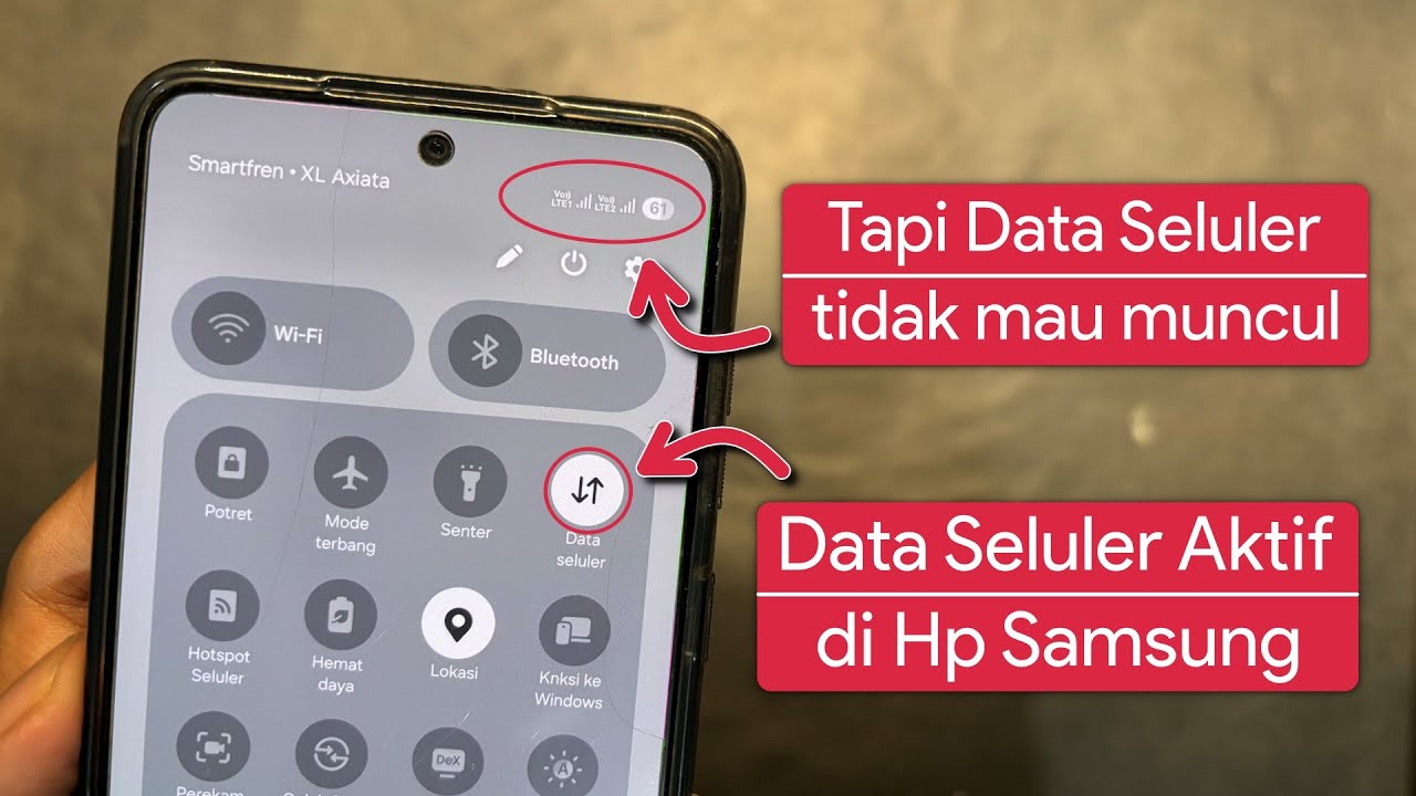 Cara Mengatasi Data Seluler yang tidak mau muncul di Hp Samsung - YouTube