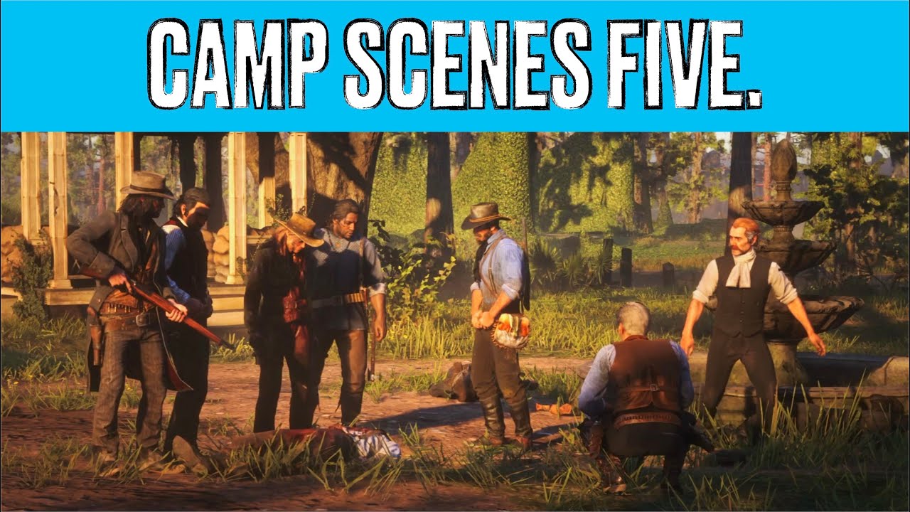 Red Dead Redemption II. Camp Scenes V. - YouTube