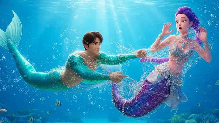 RESCUING MERMAID RUMI FROM MIRA’S PLOT AT THE BEACH – HUNTR/X “GOLDEN” KPOP DEMON HUNTERS