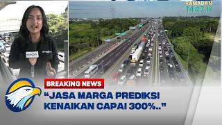 BREAKING NEWS -Arus Mudik Lebaran, Tol Jakarta-Cikampek Bisa Ditempuh 6 Jam
