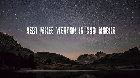 Best Melee Weapon | COD Mobile Legendary Rank Gameplay