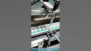 Fully automatic multi function filling machine #machine #equipment #filling #automatic