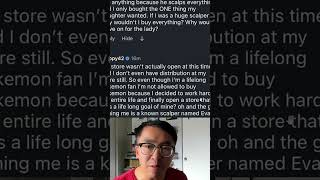Local Card Shop Owner is a confirmed SCALPER