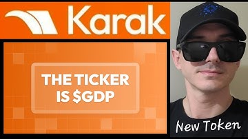 🔥 New $GDP TOKEN From KARAK NETOWRK FOUNDATION BLOCKCHAIN TGE GDP SOON L1 TESNET MAINNET CRYPTO COIN